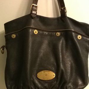 Mulberry Black Grained Leather Tote bag